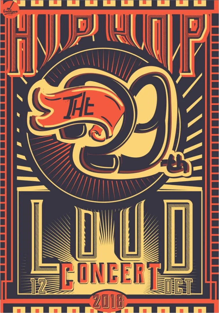 The Loud Concert — Hip Hop Poster